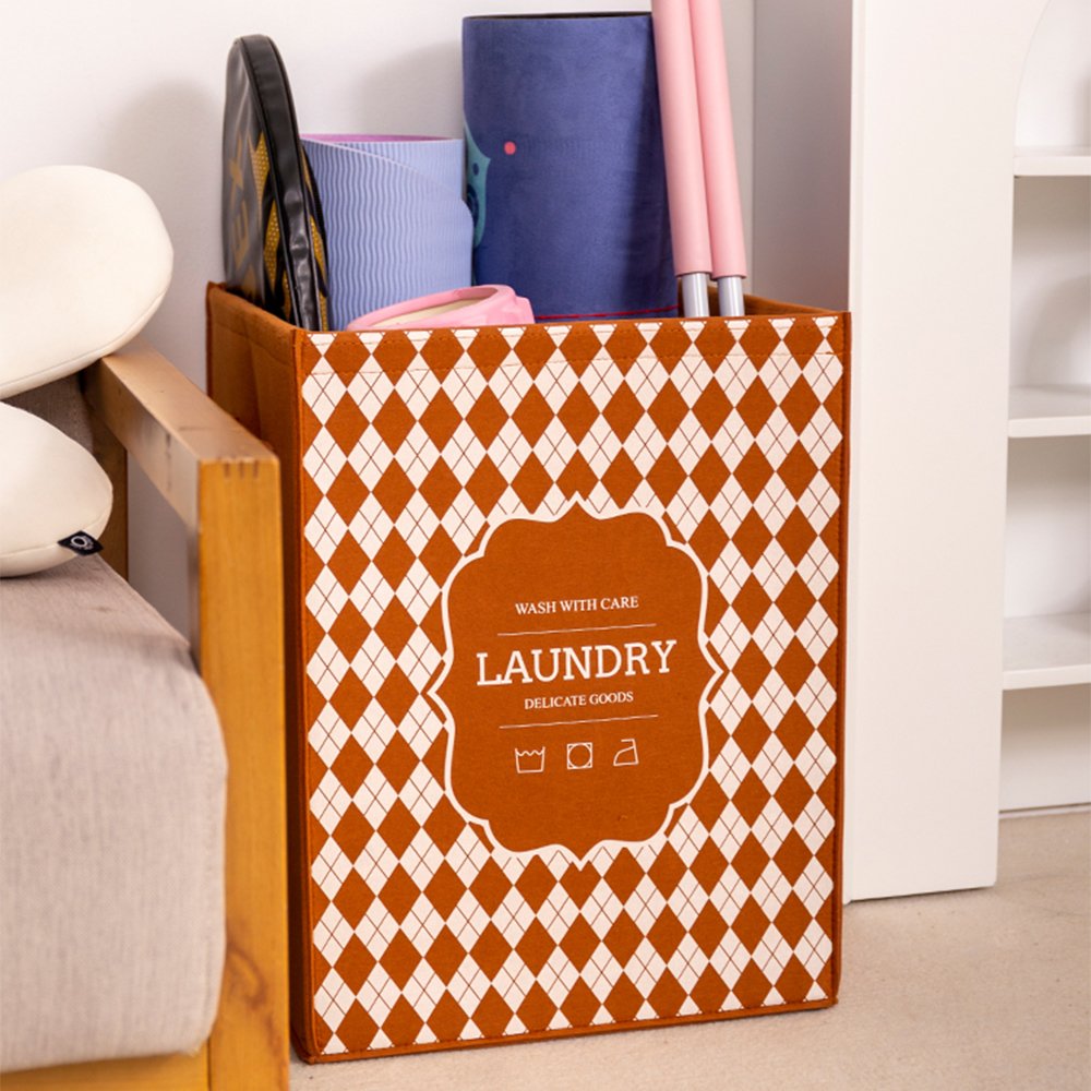 Personalised Laundry Hamper Felt Laundry Basket - Great Shine Home ...