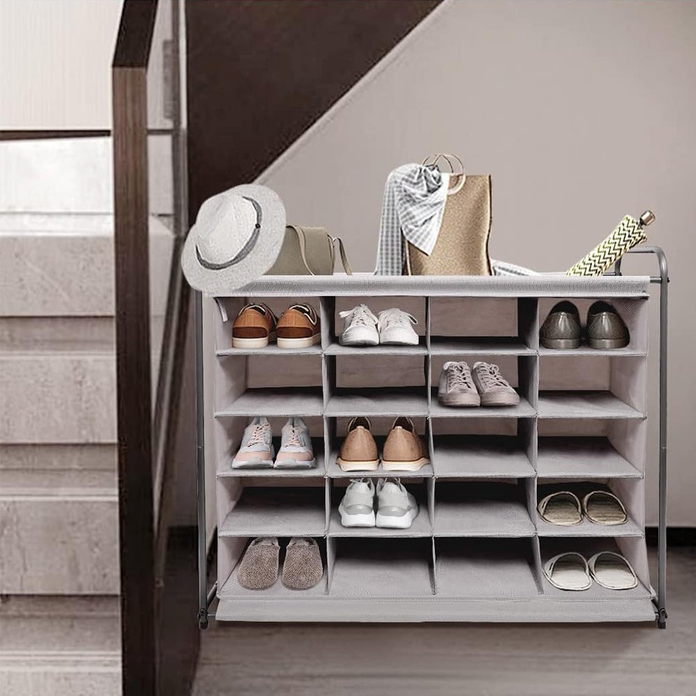 Custom Shoe Rack Portable Foldable Shoe Organizer - Great Shine Home ...