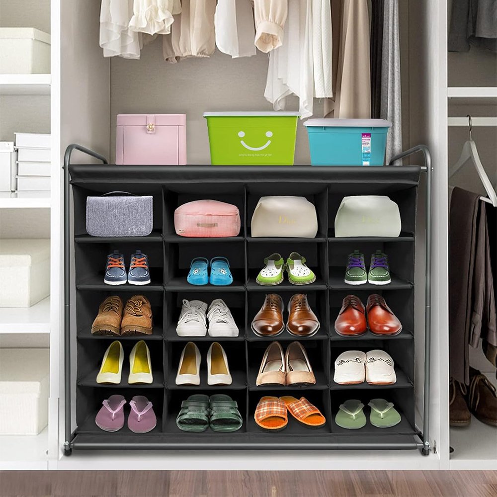 Custom Shoe Rack Portable Foldable Shoe Organizer - Great Shine Home ...