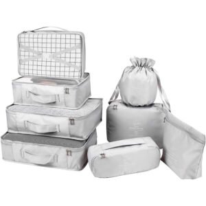 8 piece packing cube set