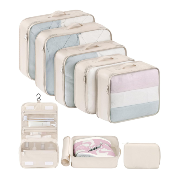 8 piece packing cube set