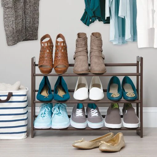 how to make a closet shoe rack