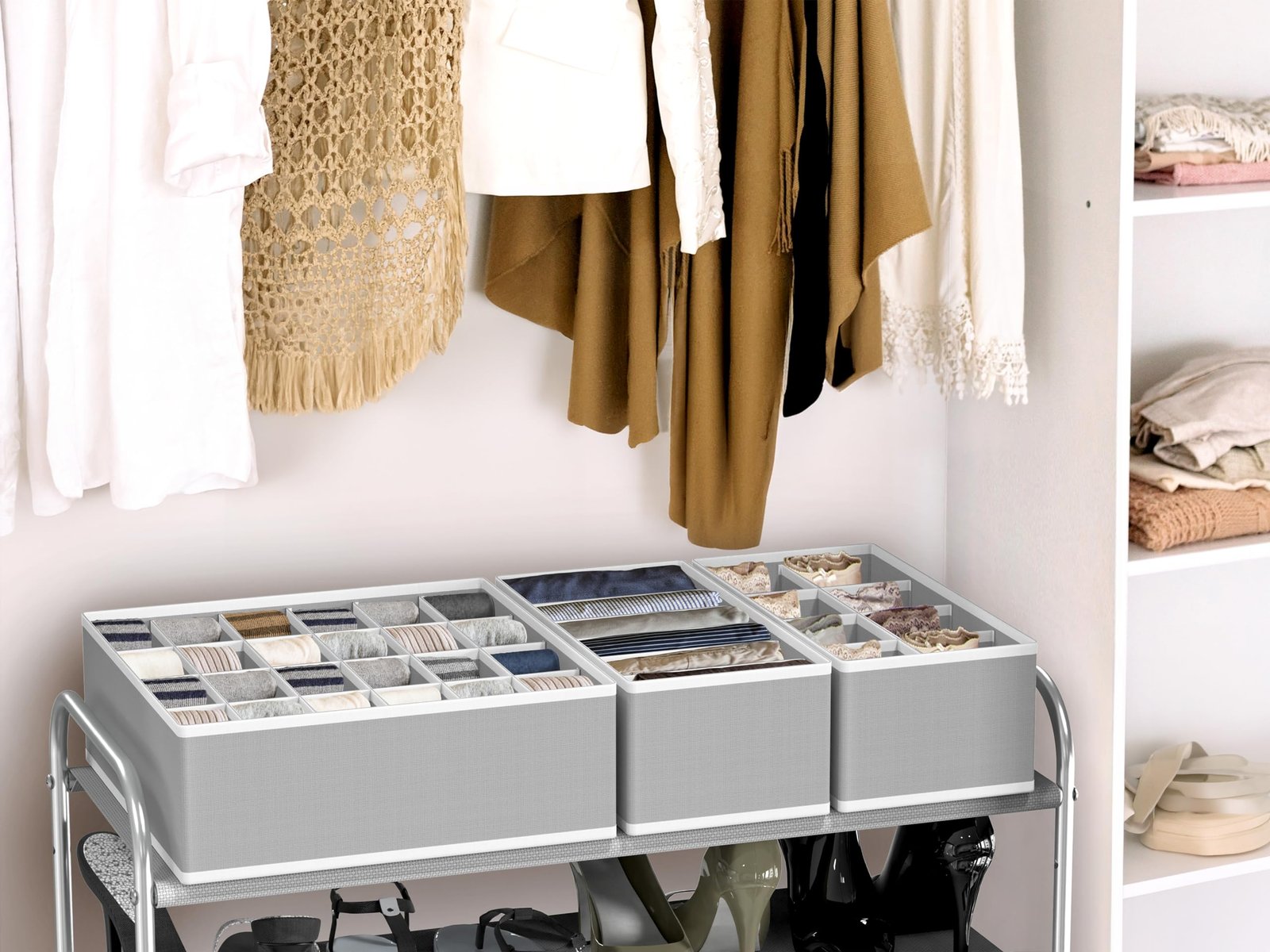 closet and drawer organizers