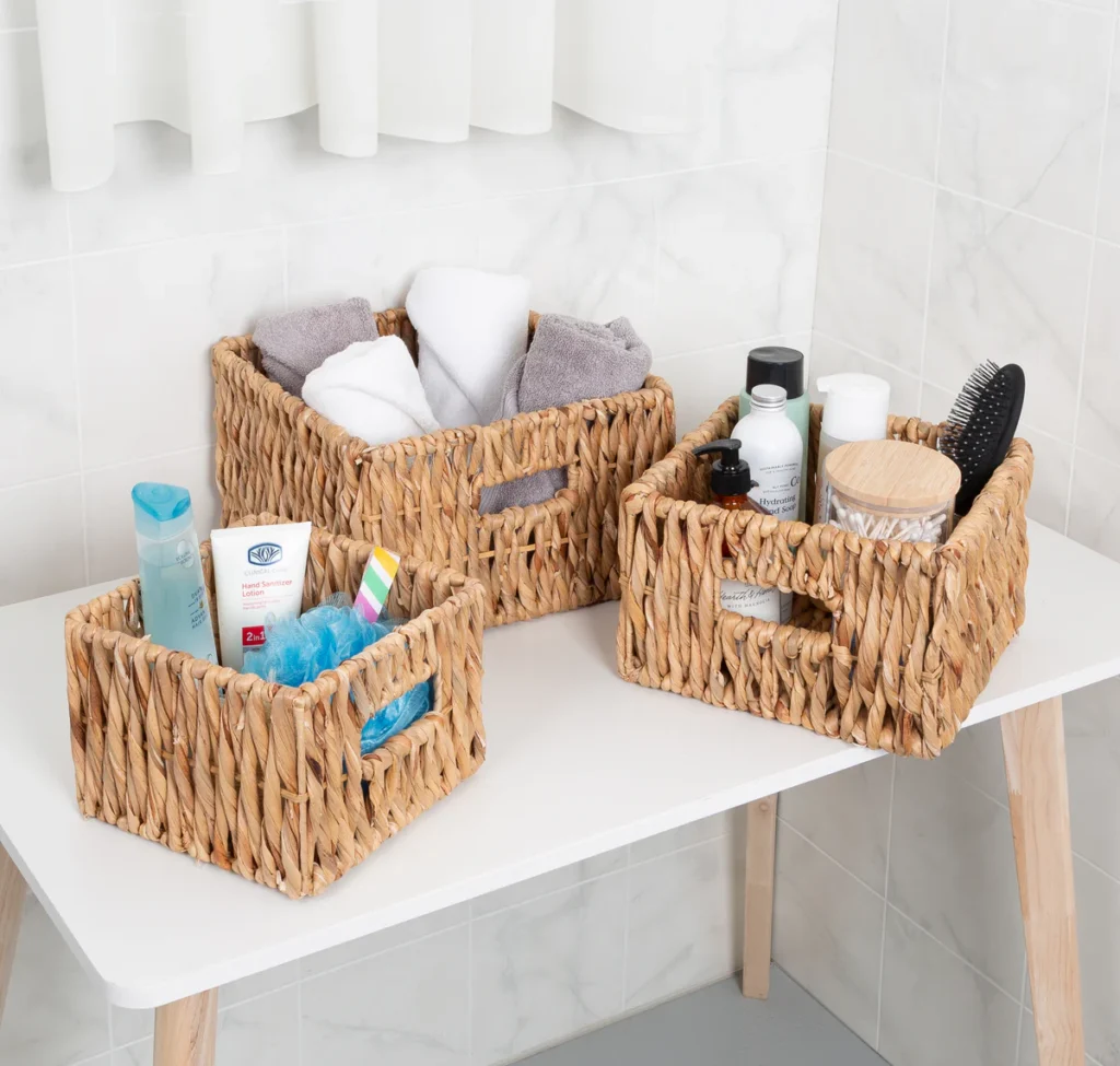 Bathroom Wicker Baskets