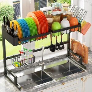 dish rack over sink