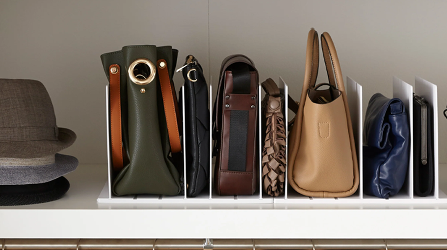 closet storage for handbags