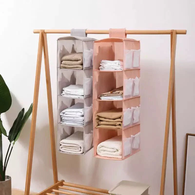 Fabric Hanging Clothes Storage Bag