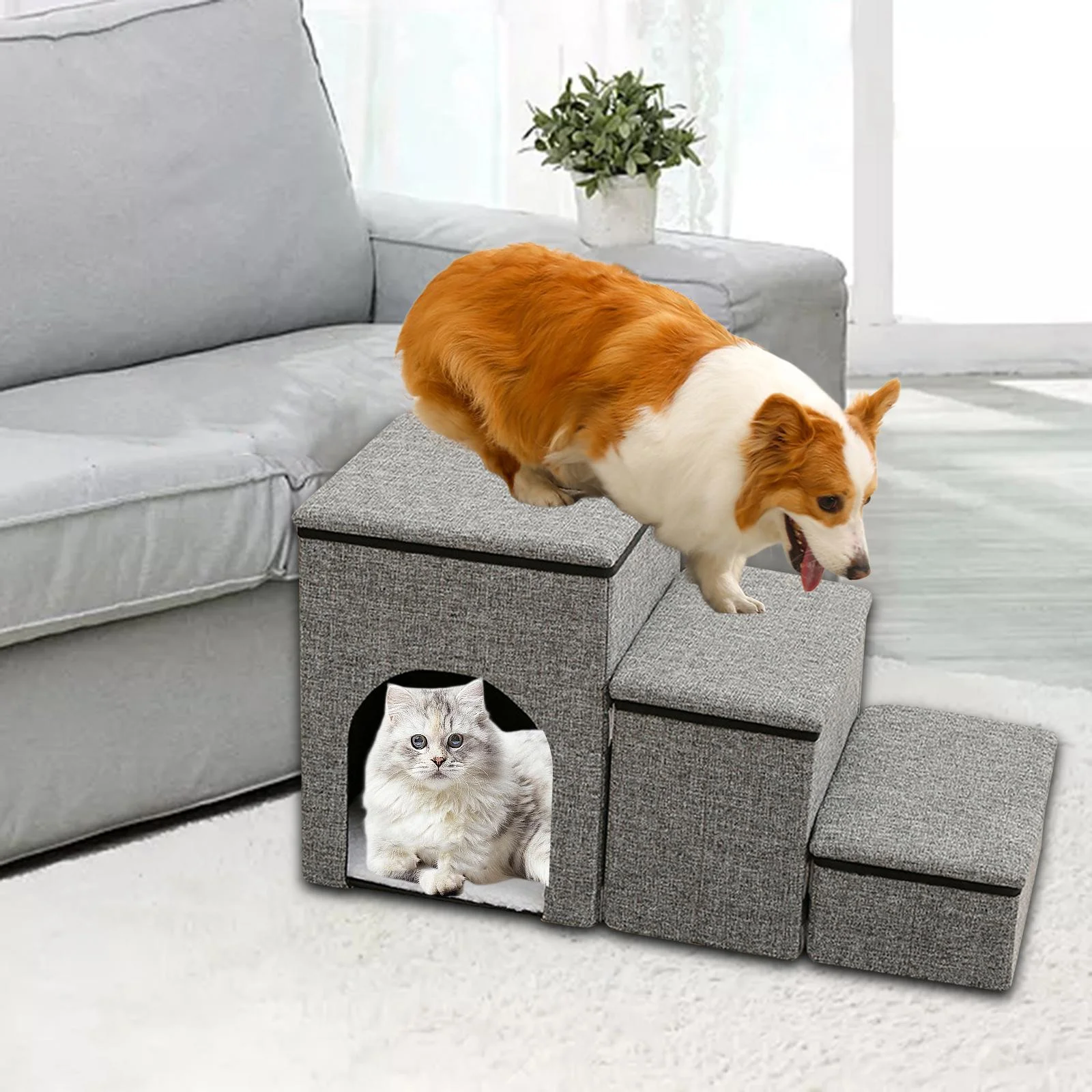 Foldable Pet Step Stools