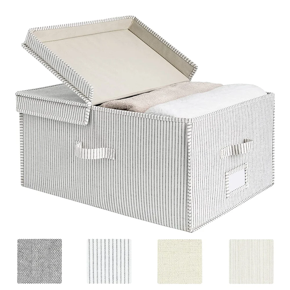 Custom Storage Boxes Clothes Organizer Bins with Lids
