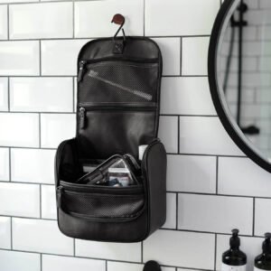 how to pack a hanging toiletry bag