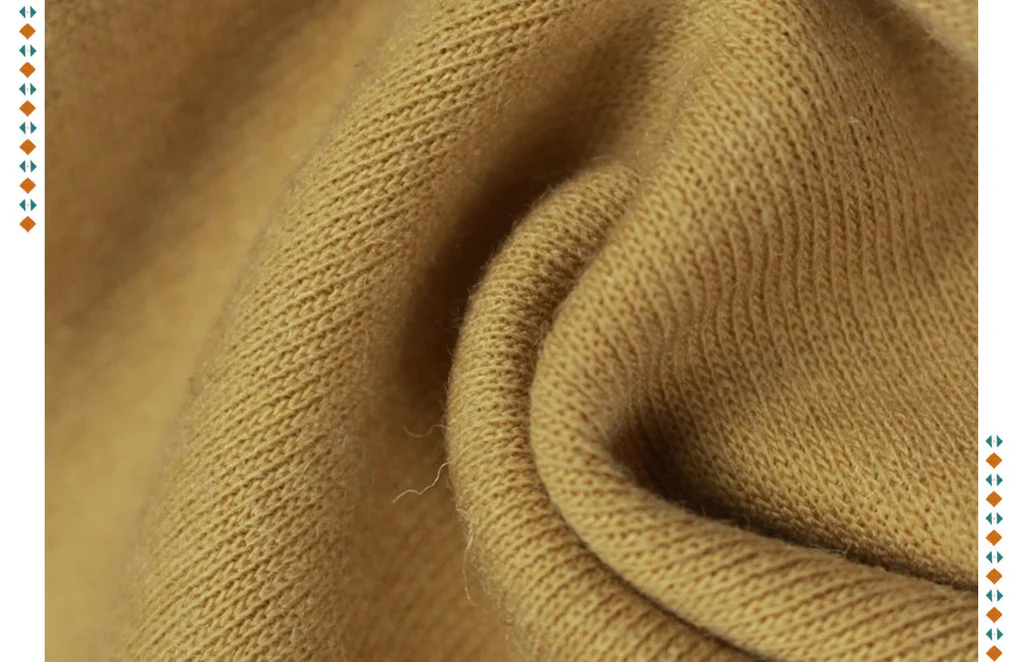 Close-up texture of soft acrylic sweater fabric