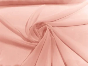 Close-up view of chiffon fabric showing lightweight sheer weave