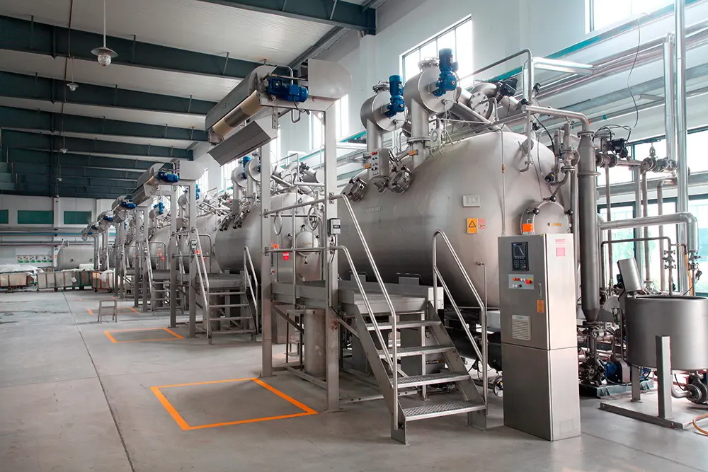 Industrial fabric dyeing machine used for large-scale textile production