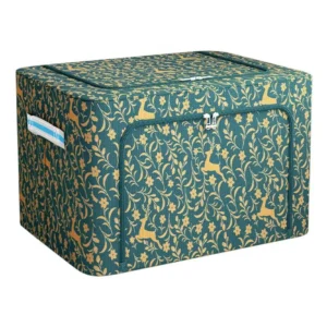 Oxford fabric storage boxes with screen-printed and digital logo designs