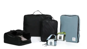 Recycled polyester storage and travel organizers