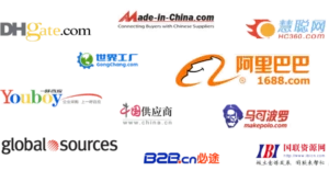 Searching for Chinese manufacturers on a B2B sourcing platform